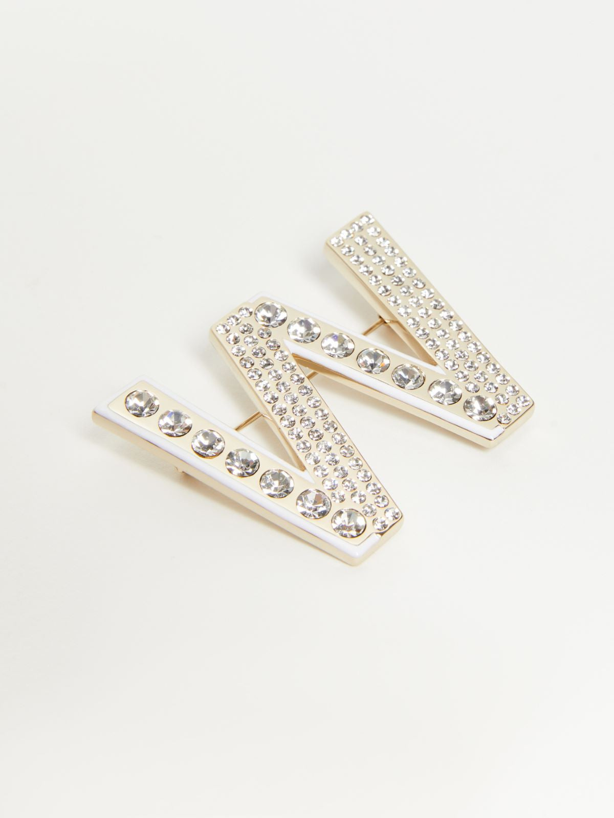 Weekend Max Mara, Carella Metal brooch with rhinestones