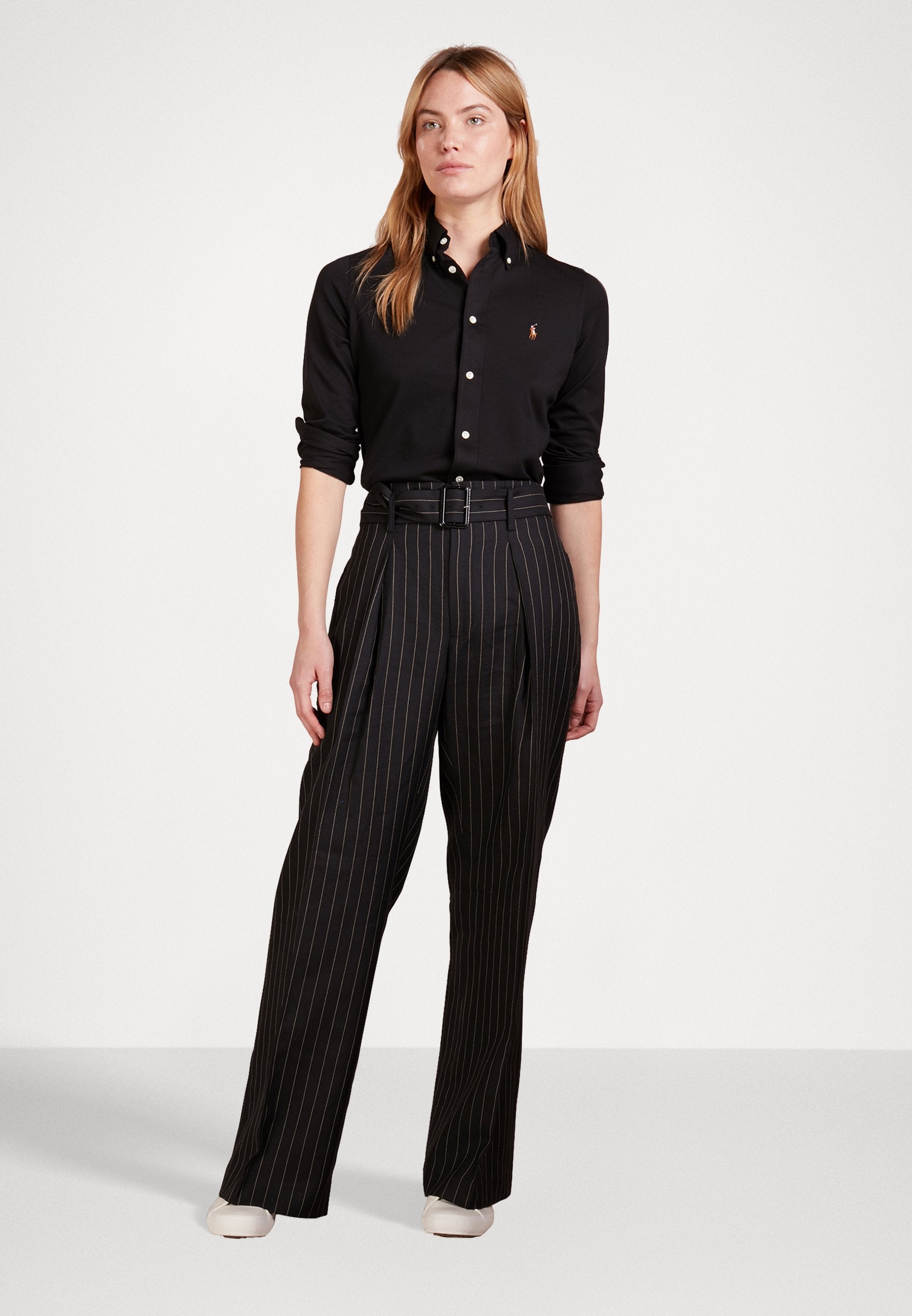Polo Ralph Lauren HEIDI LONG SLEEVE - Overhemdblouse - black