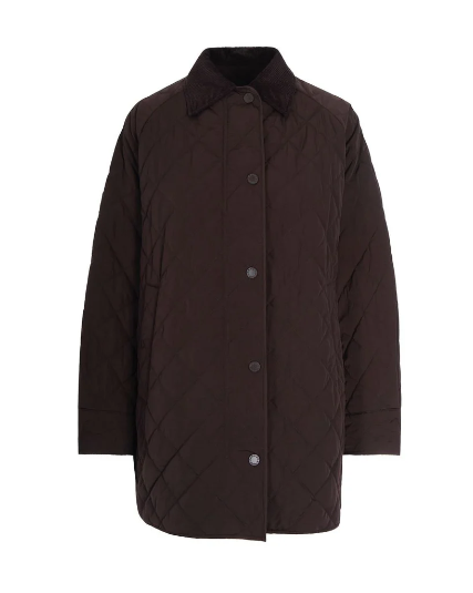 Weekend Max Mara, Pepato Quilted Jacket - Dark Brown