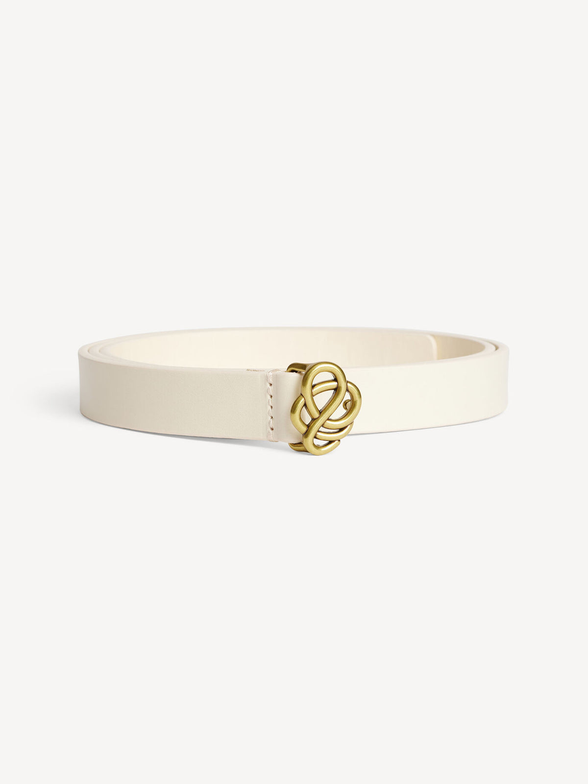 By Malene Birger, Ouma Leather Belt Soft White