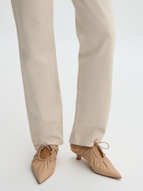 Masey leather mules