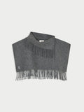 Turtla wool fringe bib