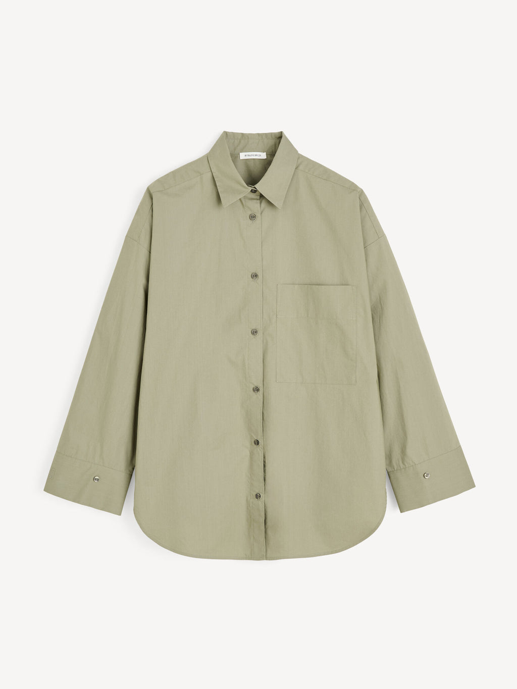 By Malene Birger, Derris Organic Cotton Shirt  Deep Lichen Green