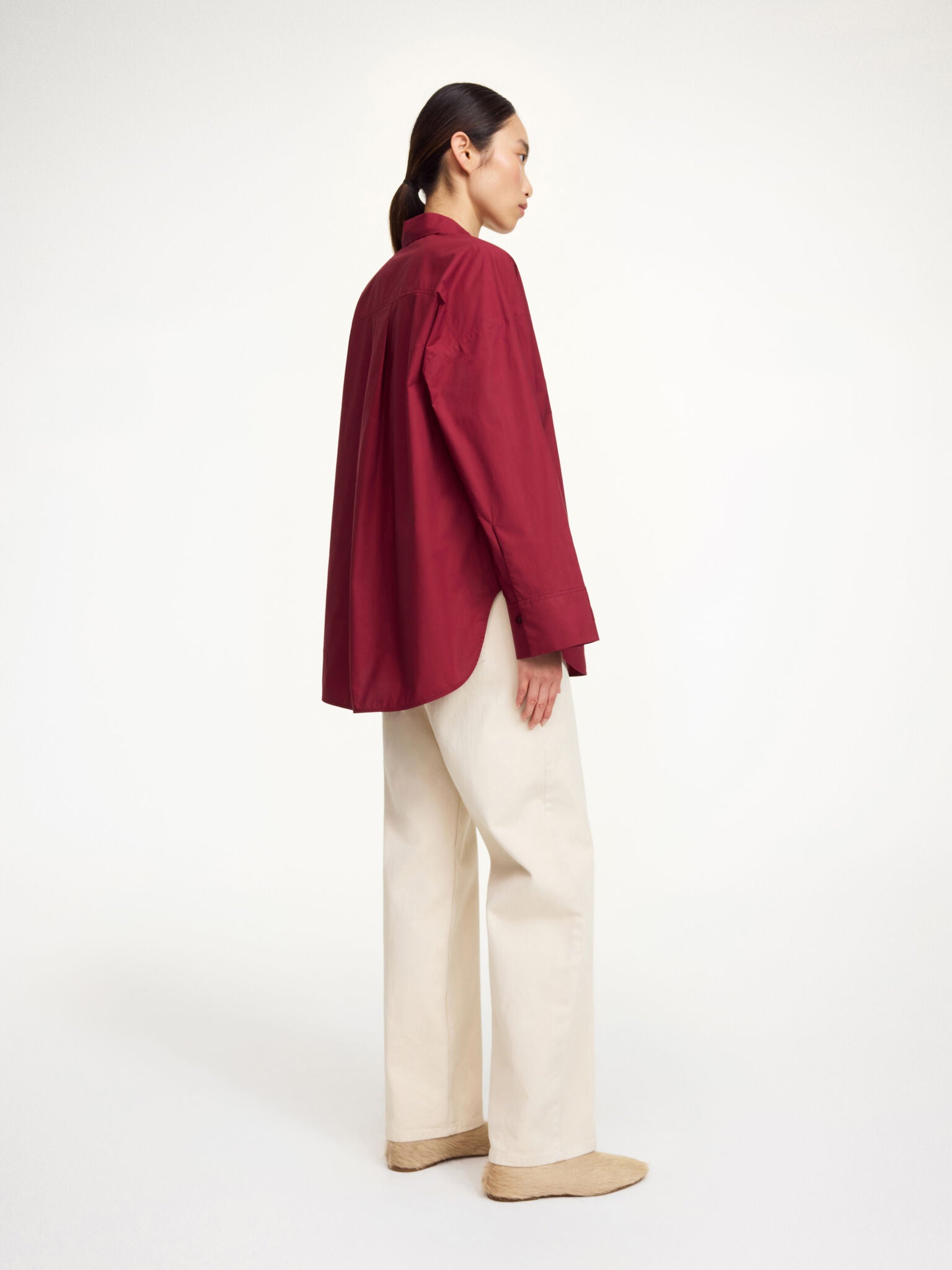 By Malene Birger, Derris oversized blouse, Cabernet