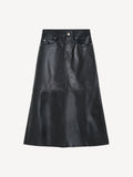 Solene leather skirt