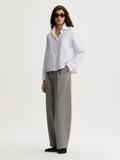 Audrey Cropped organic cotton shirt