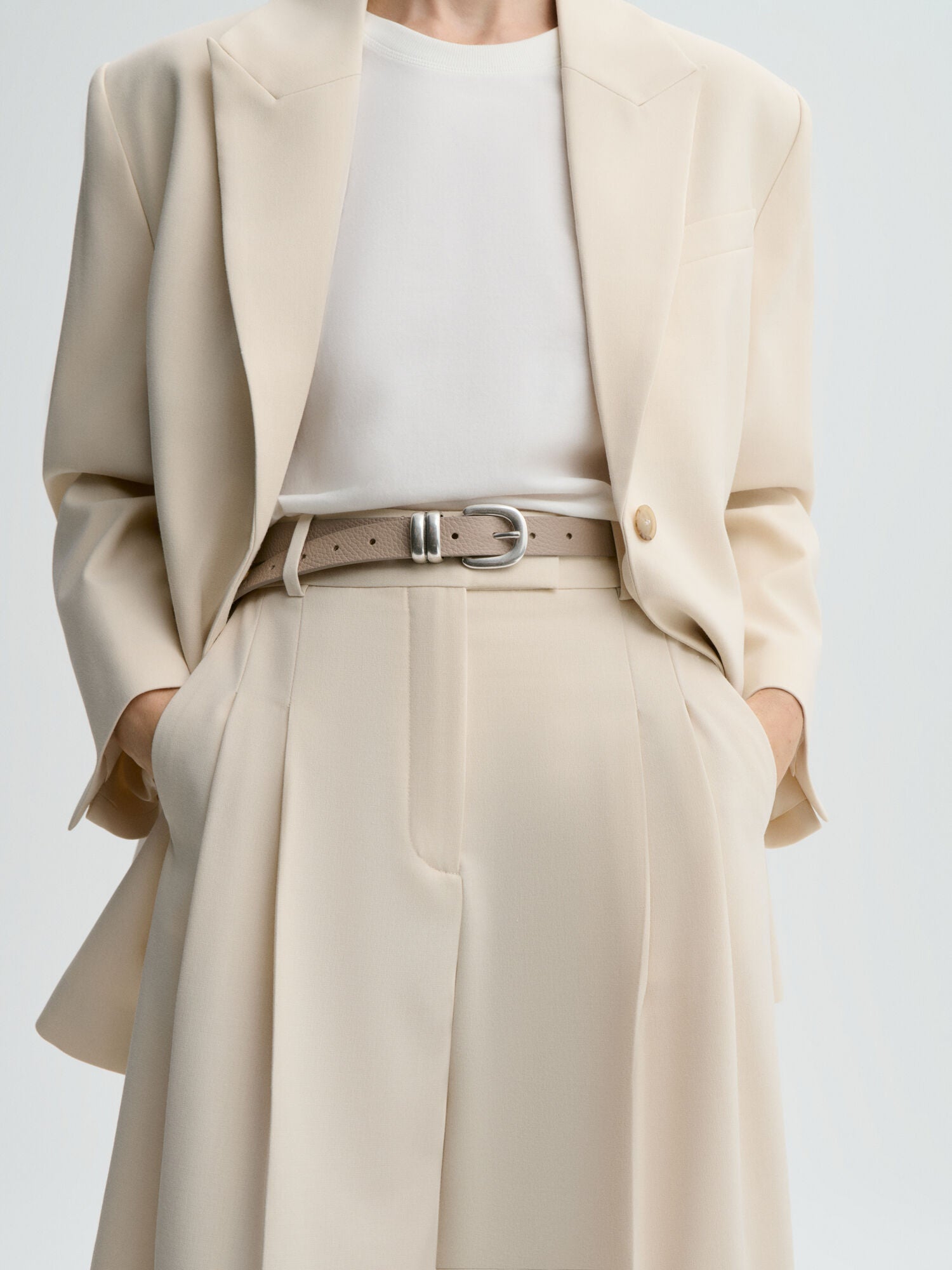 Zoilo leather belt