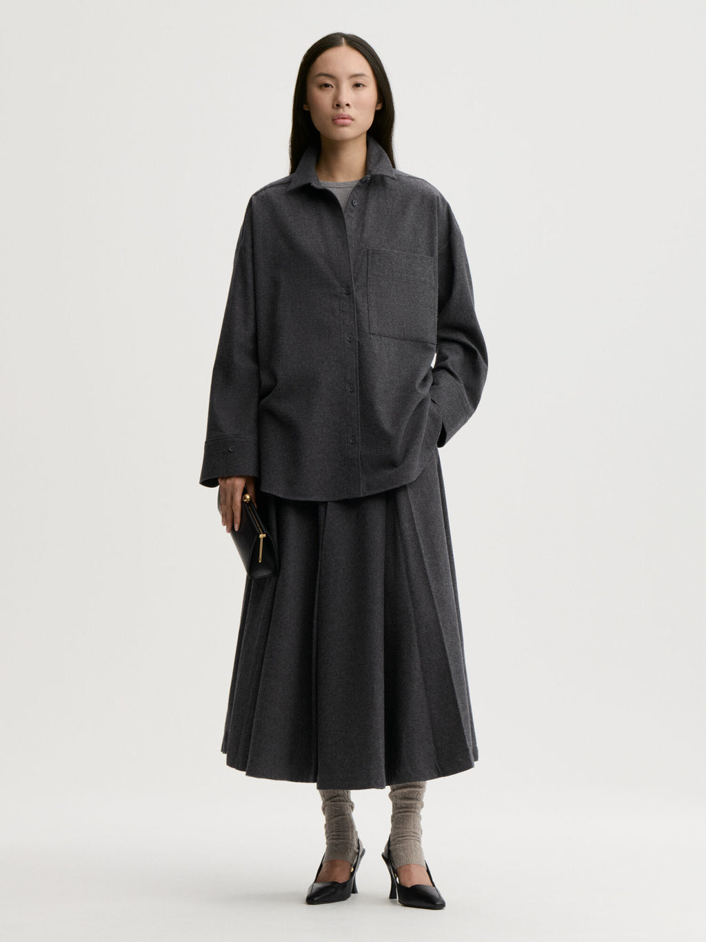 Eden organic cotton maxi skirt
