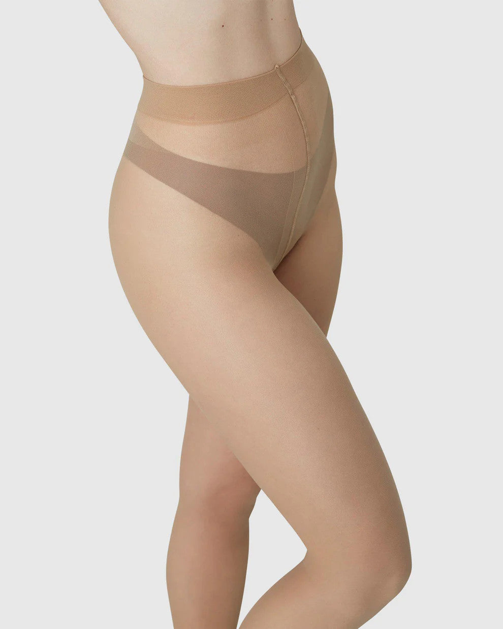 Swedish Stockings, 2-pack Elin Premium Tighst, Nude Medium