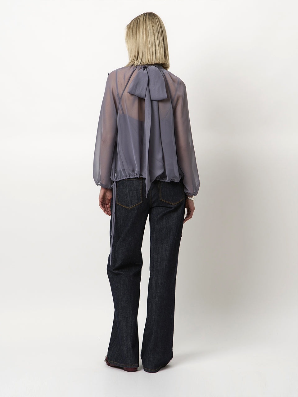 Boho chiffon blouse
