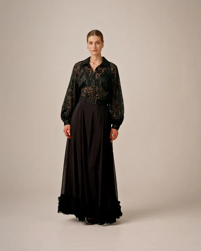 ByTiMo, Devoré Blouse Black