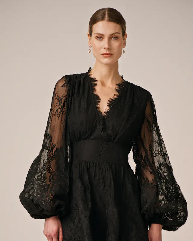 ByTiMo, Lace V-Neck Dress