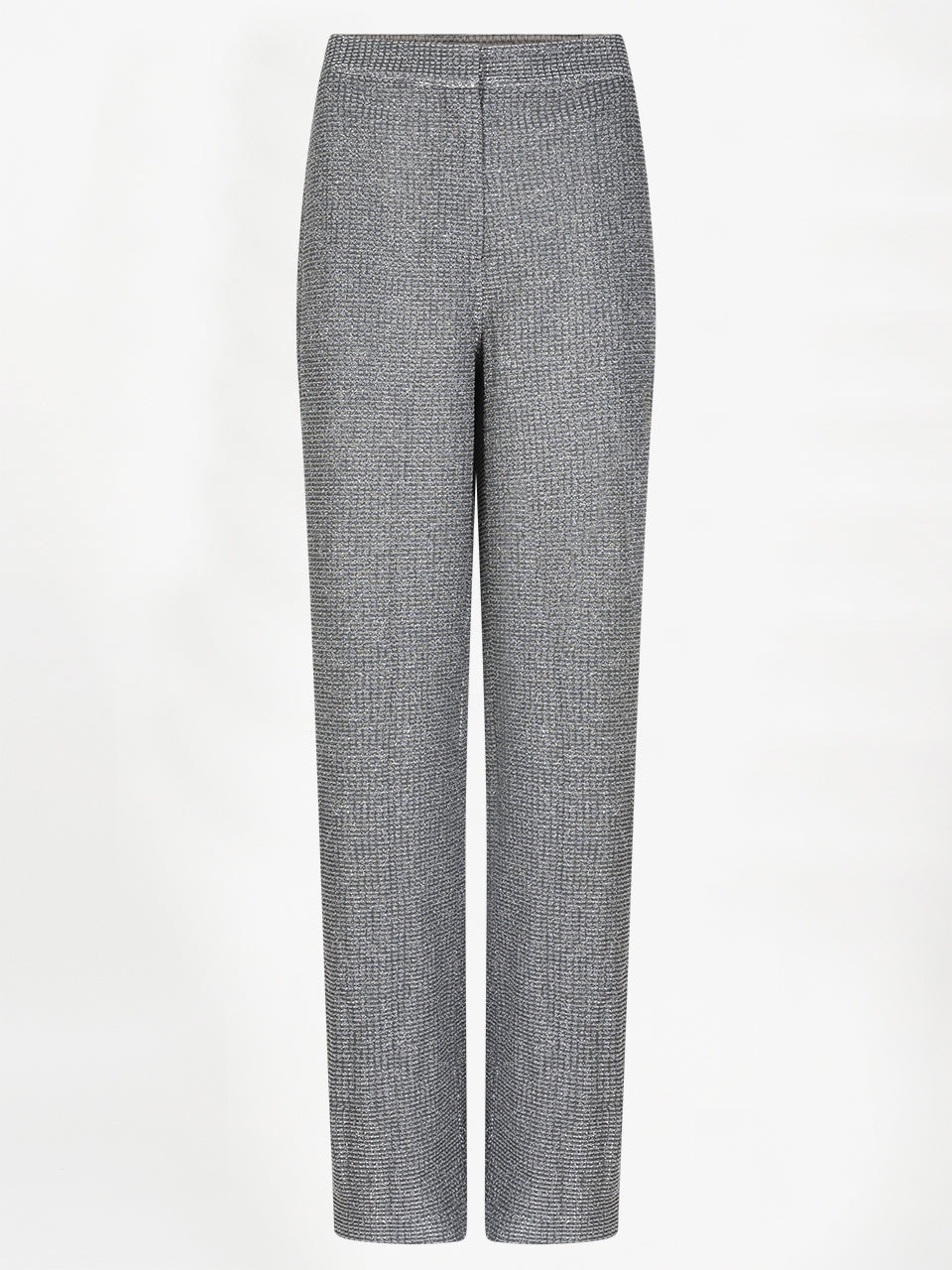 Metallic straight pants