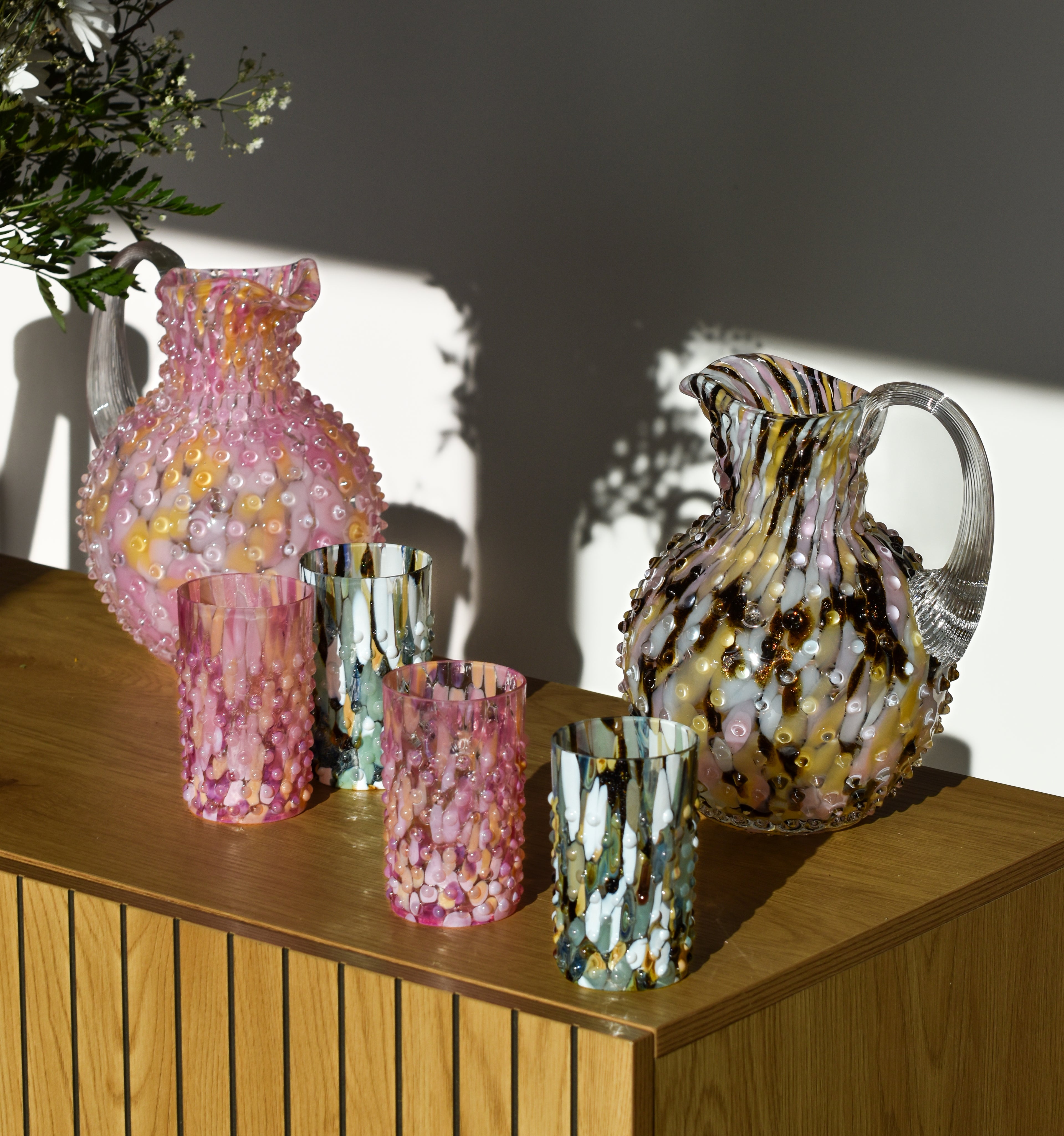 Anna von Lipa, Confetti Paris Hobnail Jug 2L