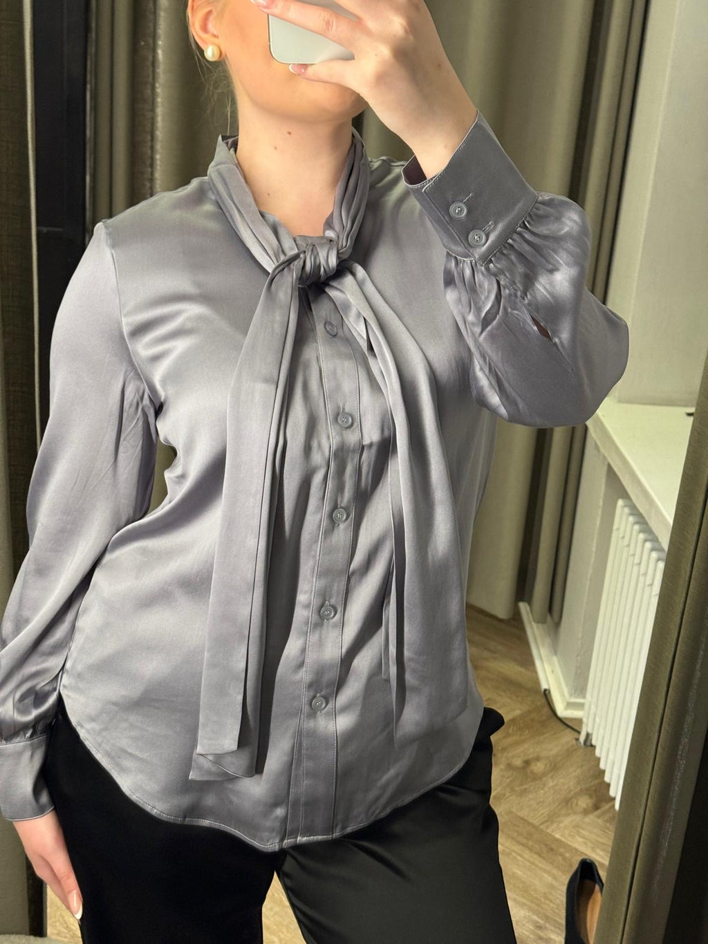 Sand Copenhagen, Latia N Bow  Blouse