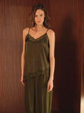 Satin lace camisole