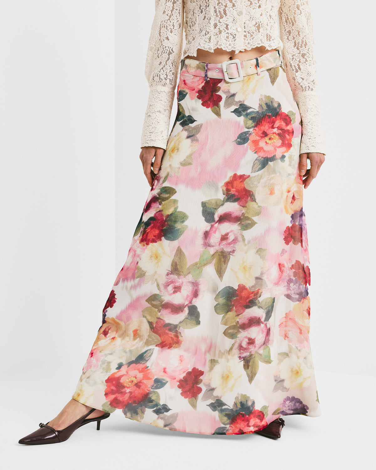 Organza Maxi Skirt
