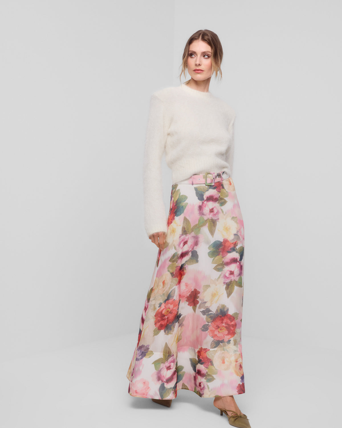 Organza Maxi Skirt