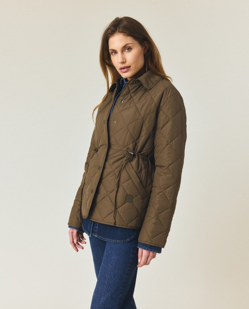 Classic quilted jacket, green