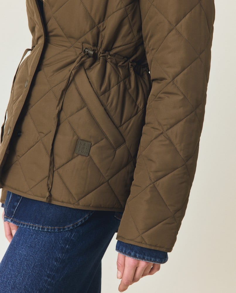 Classic quilted jacket, green