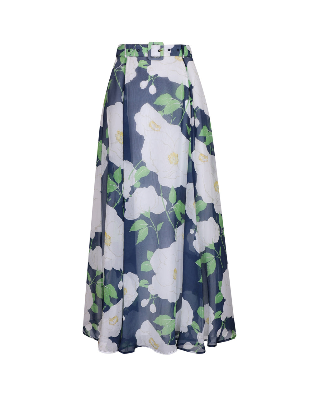 Organza Maxi Skirt - Flower Garden