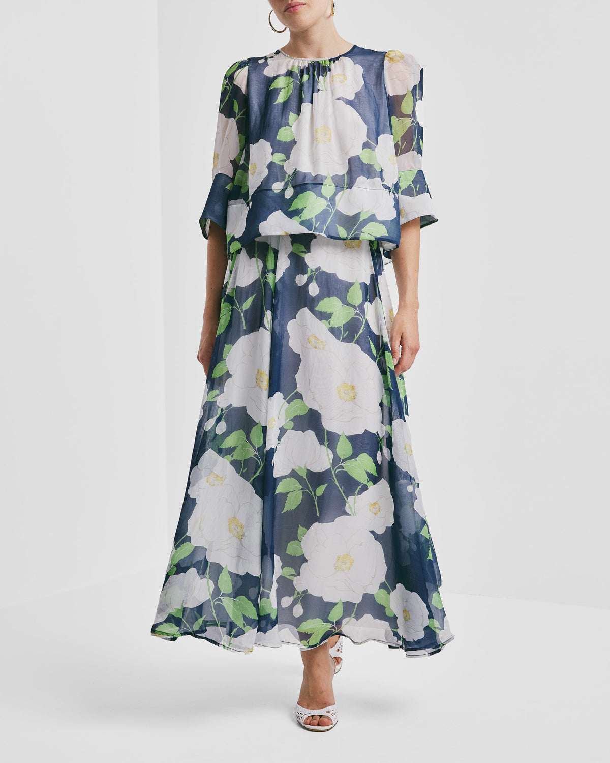 Organza Top - Flower Garden