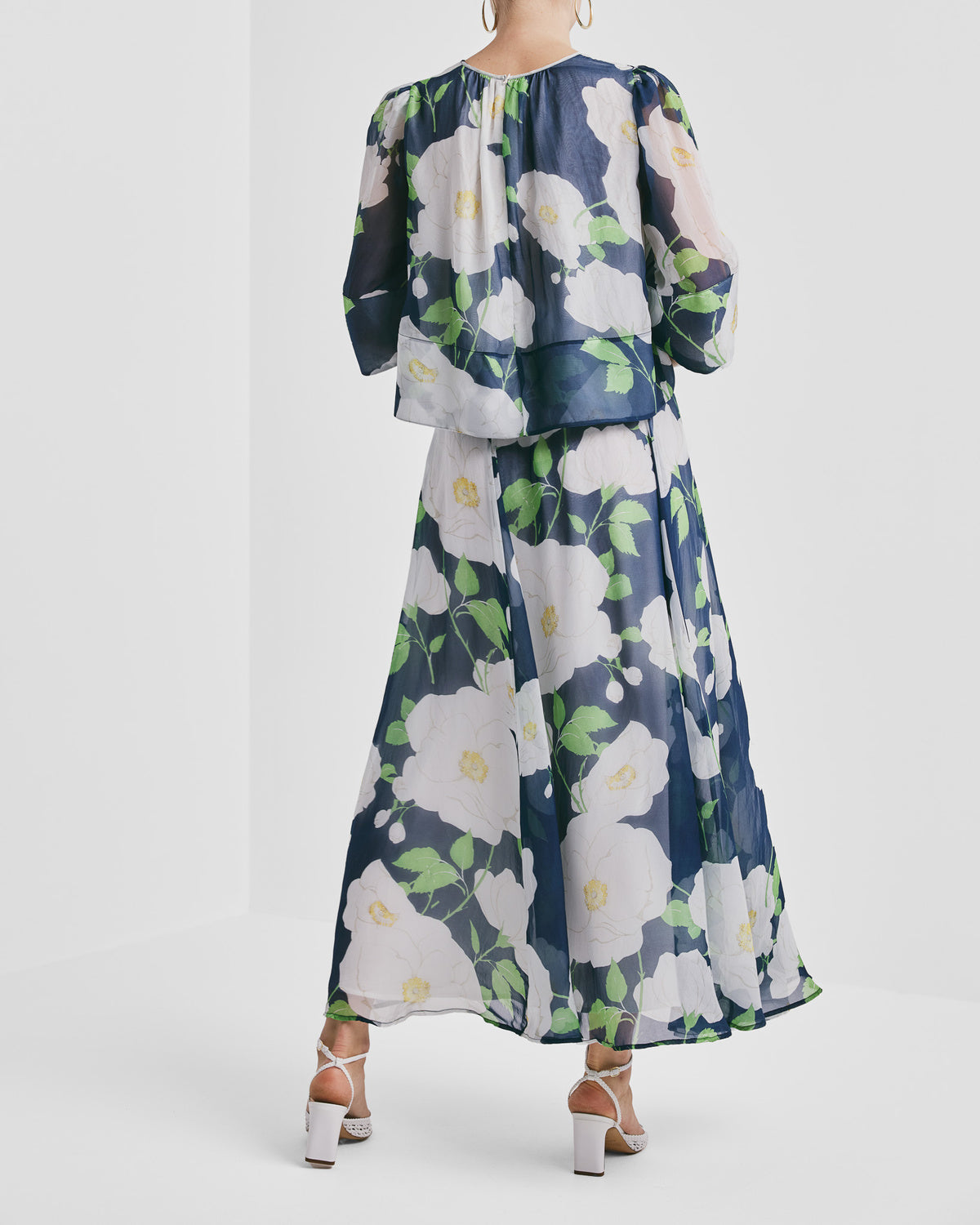 Organza Top - Flower Garden