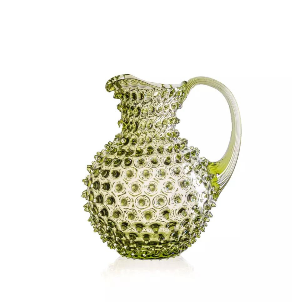 Anna von Lipa Paris Hobnail jug 2L olive green