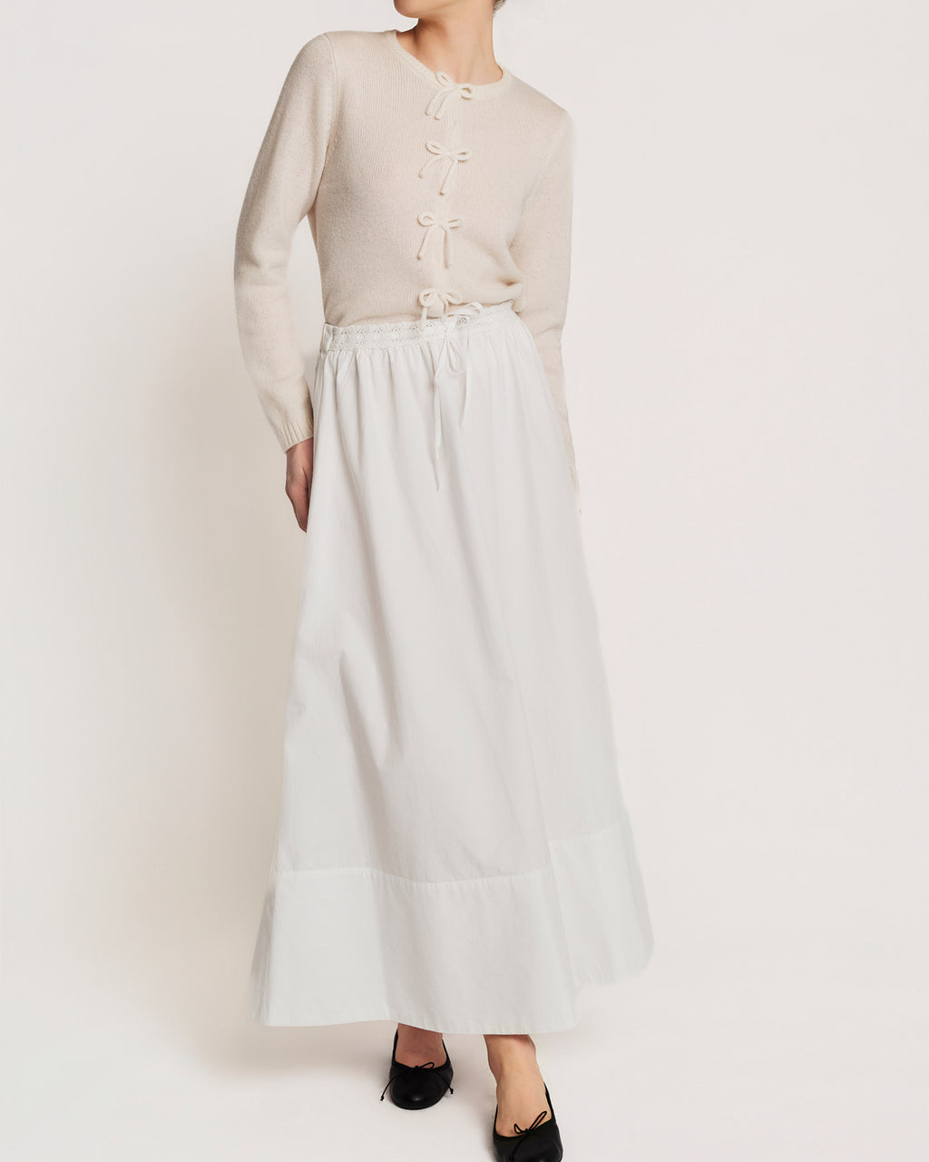 Summer Knit Bow Jacket