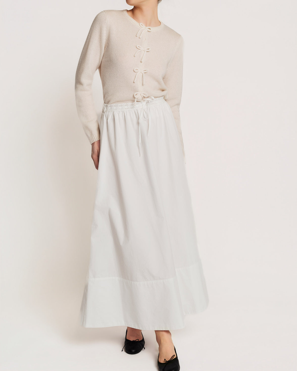 Summer Knit Bow Jacket
