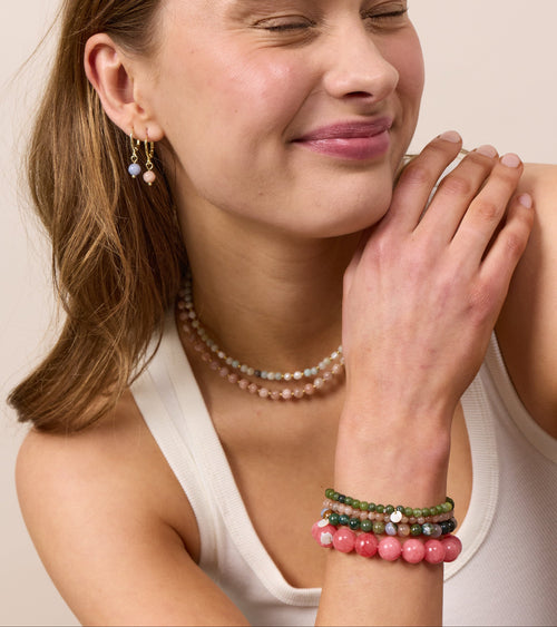 Petite Southern Jade Stretch Bracelet