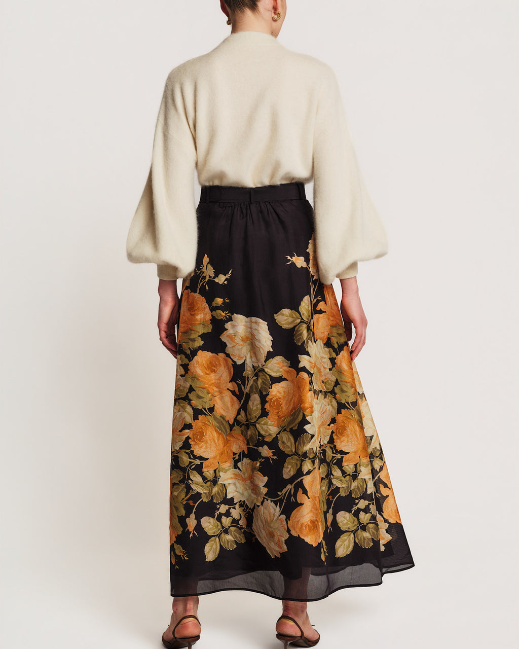 Organza Skirt - Midnight Field