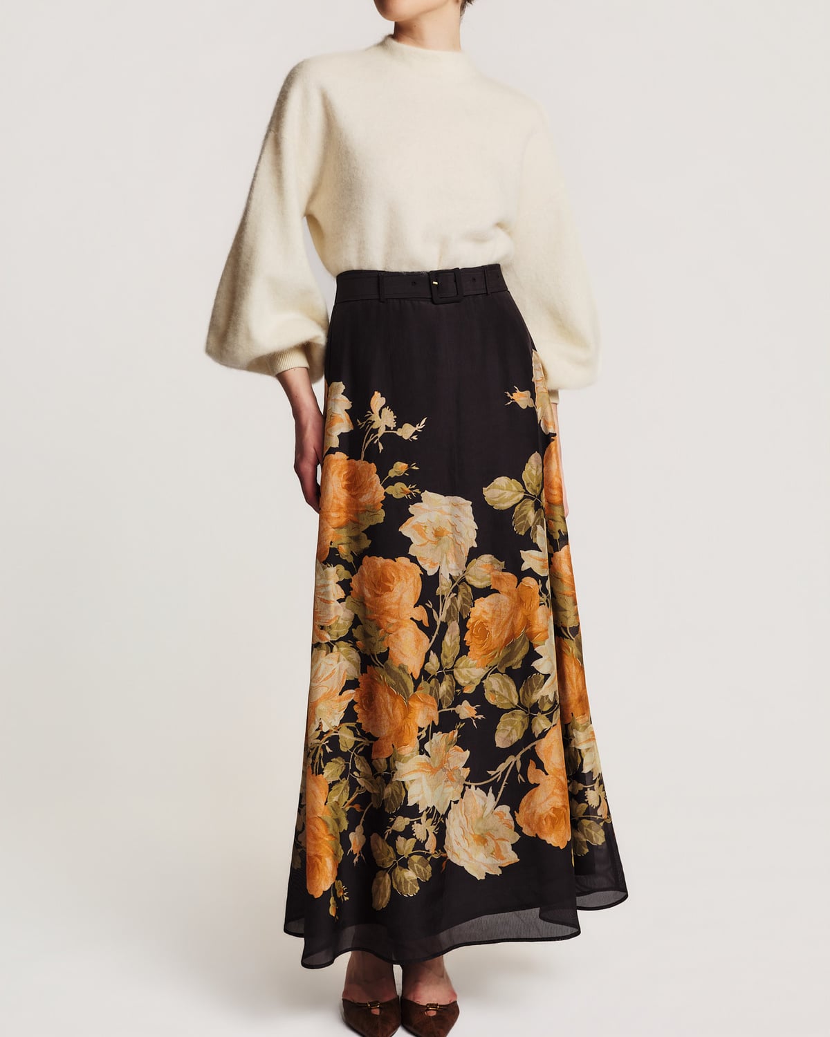 Organza Skirt - Midnight Field