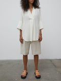 By Malene Birger Flayia Silk Blouse, Whisper White