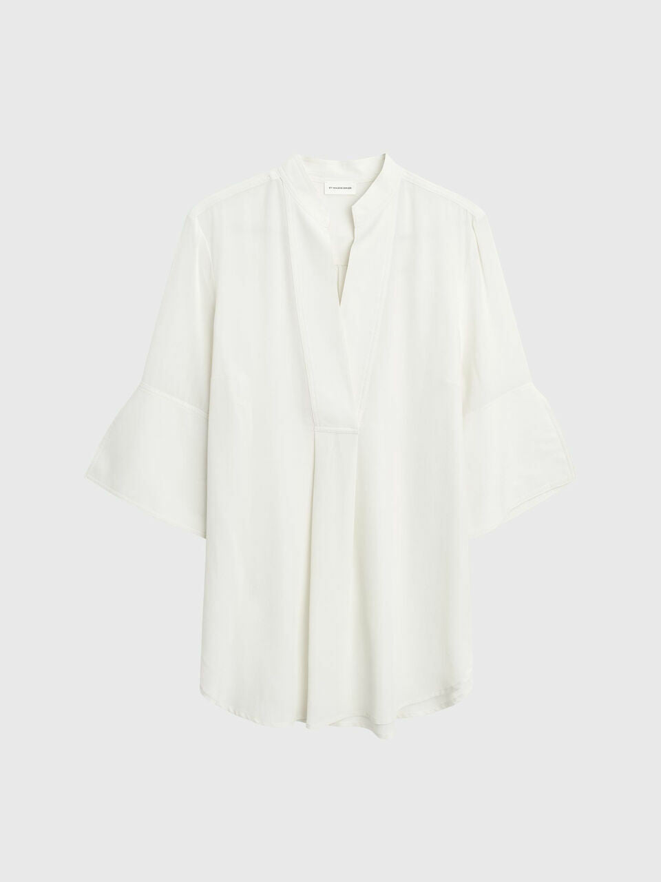 By Malene Birger Flayia Silk Blouse, Whisper White