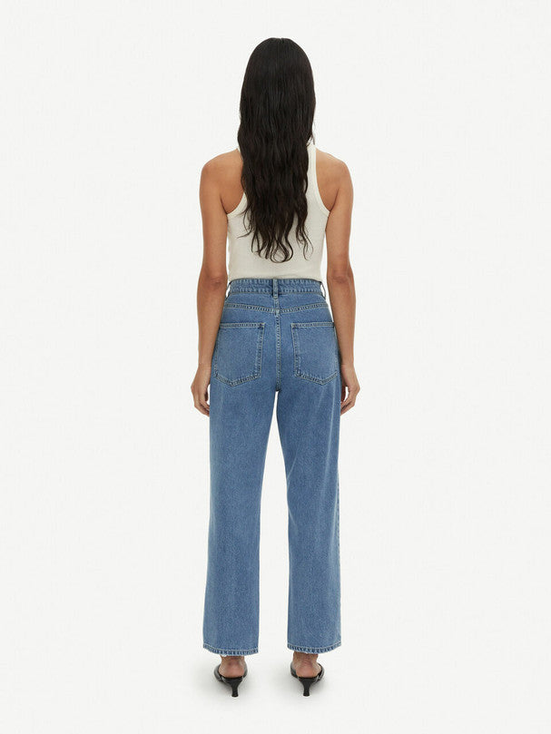 By Malene Birger, Milium Organic Cotton Jeans, Denim Blue
