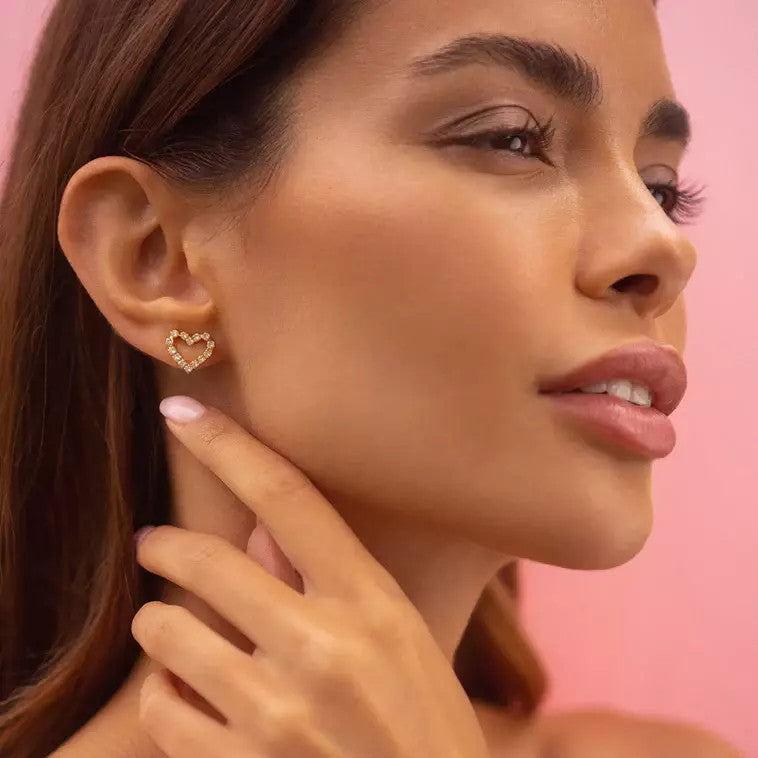 Caroline Svedbom, Sweetheart Earrings/Crystal