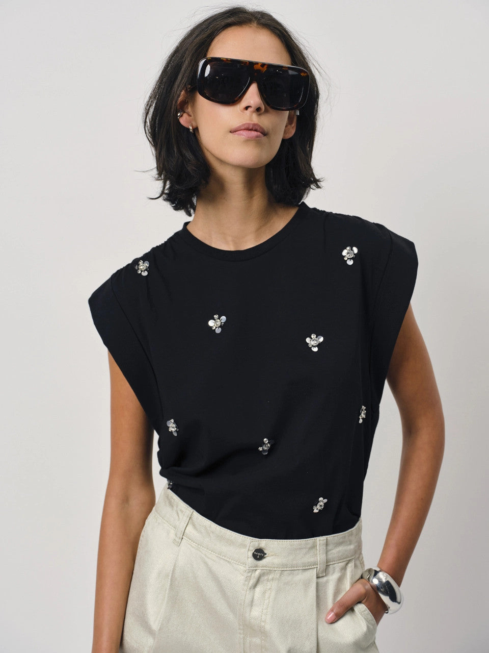 Dante6 Sparrow Sequins Tee