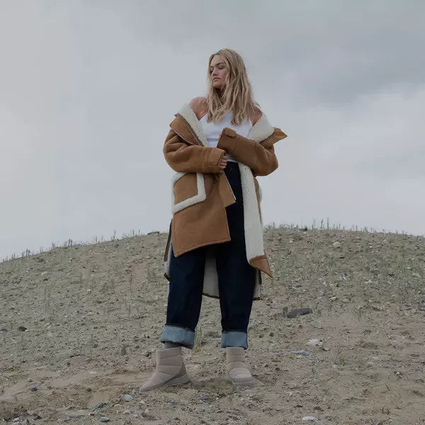 Woden, Isa waterproof Boots, Silver Mink