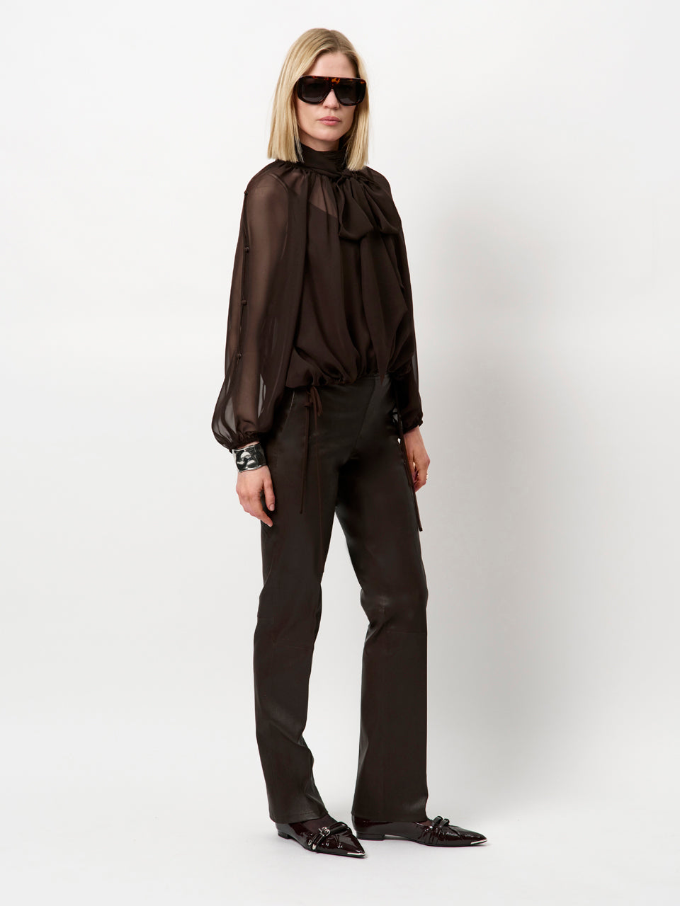 Boho chiffon blouse