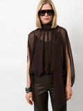 Boho chiffon blouse