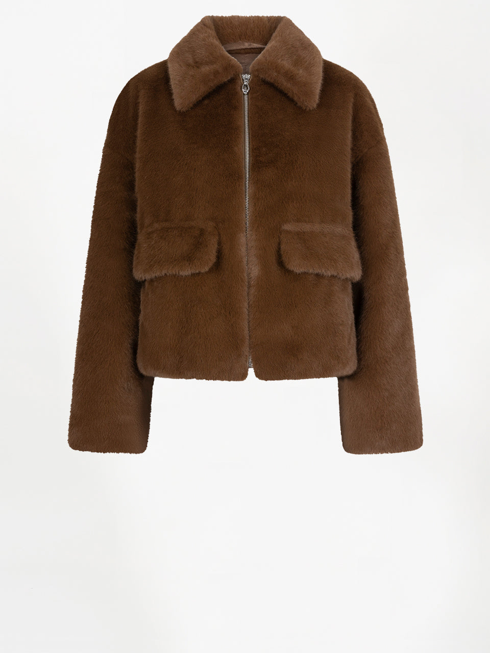 Faux fur jacket