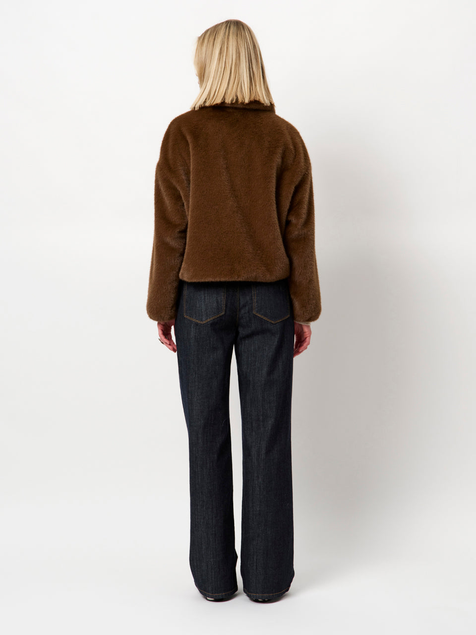 Faux fur jacket