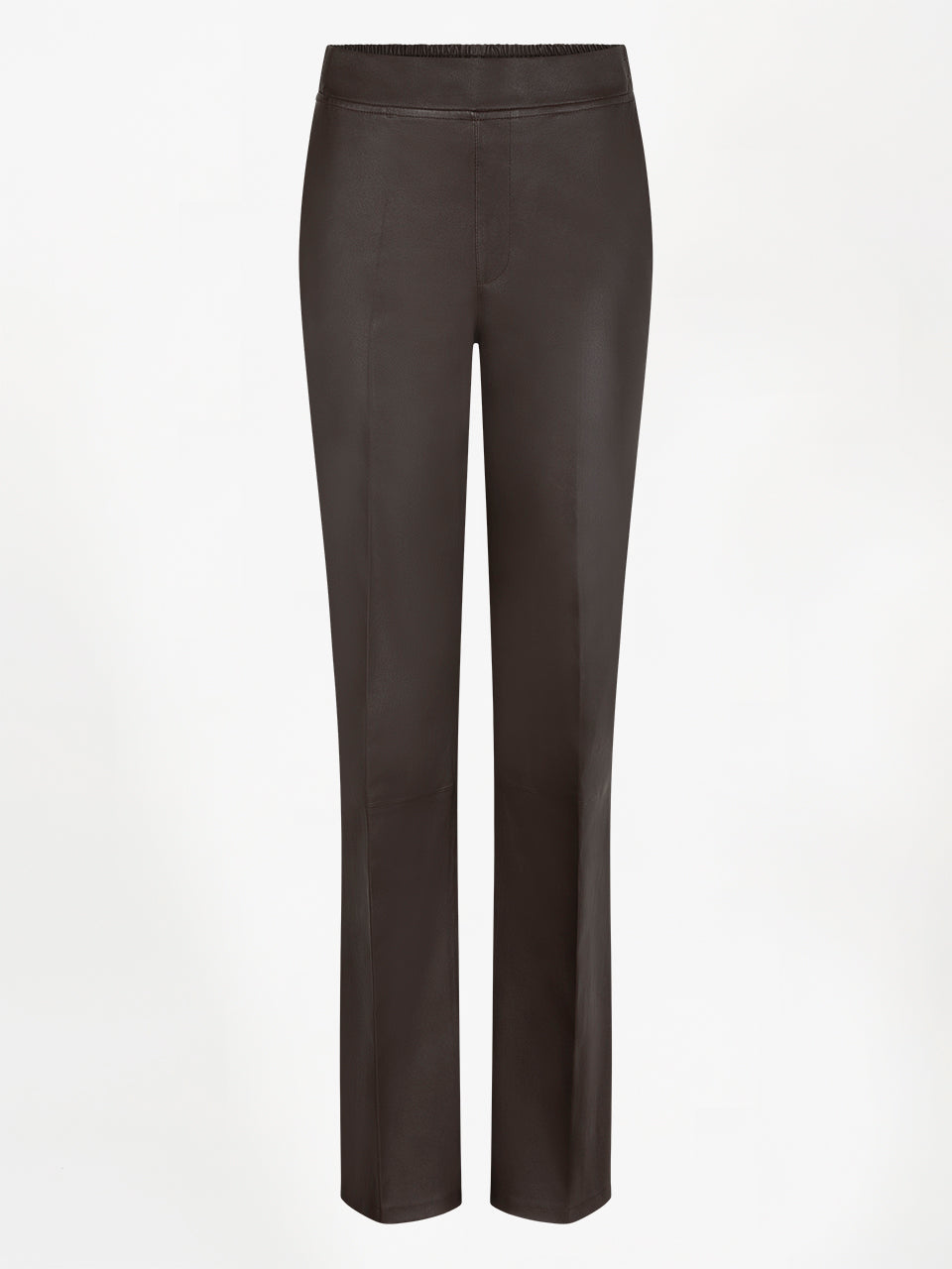 Stretch leather pants