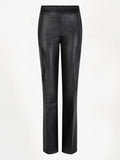 Stretch leather pants