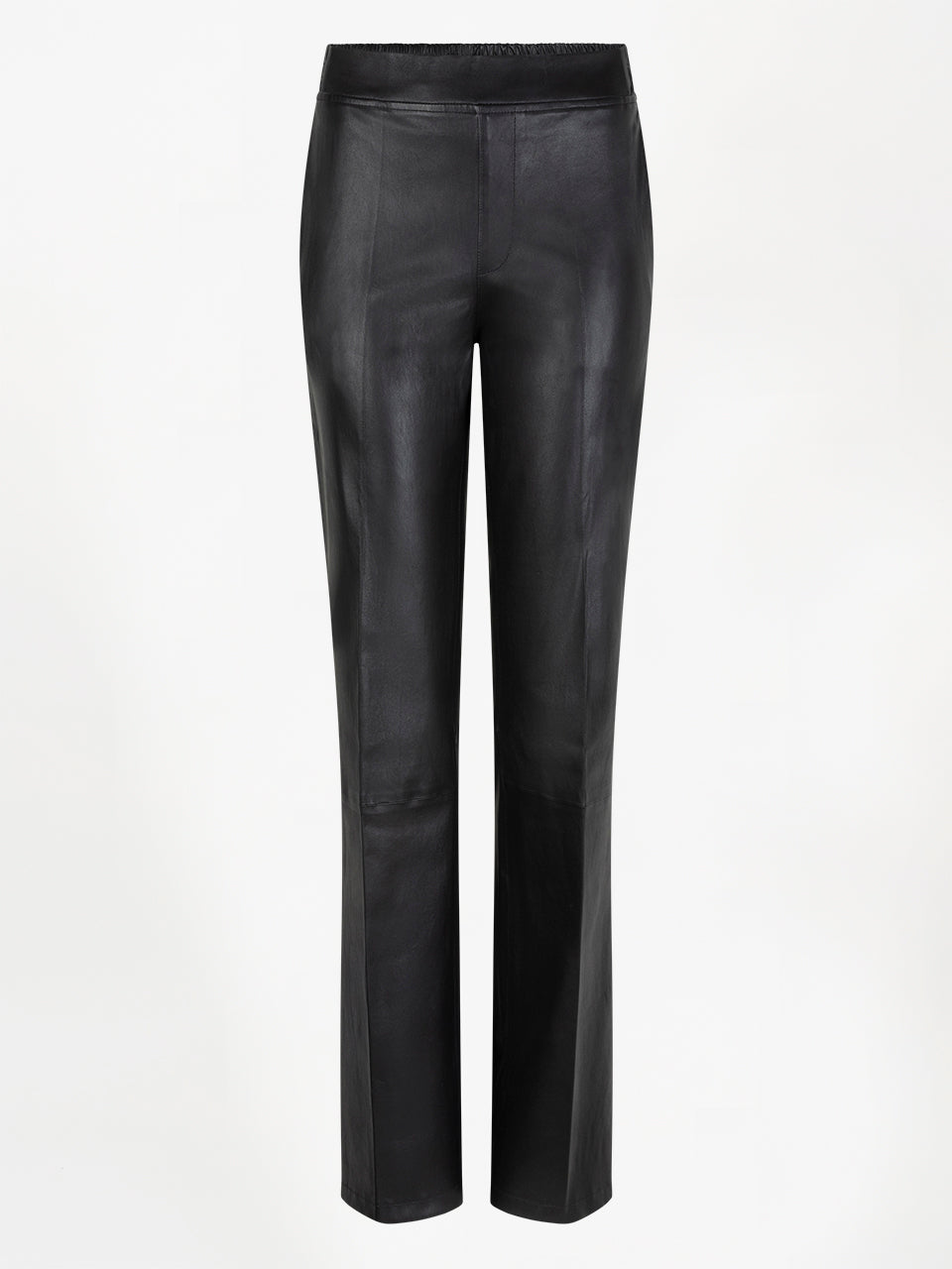 Stretch leather pants