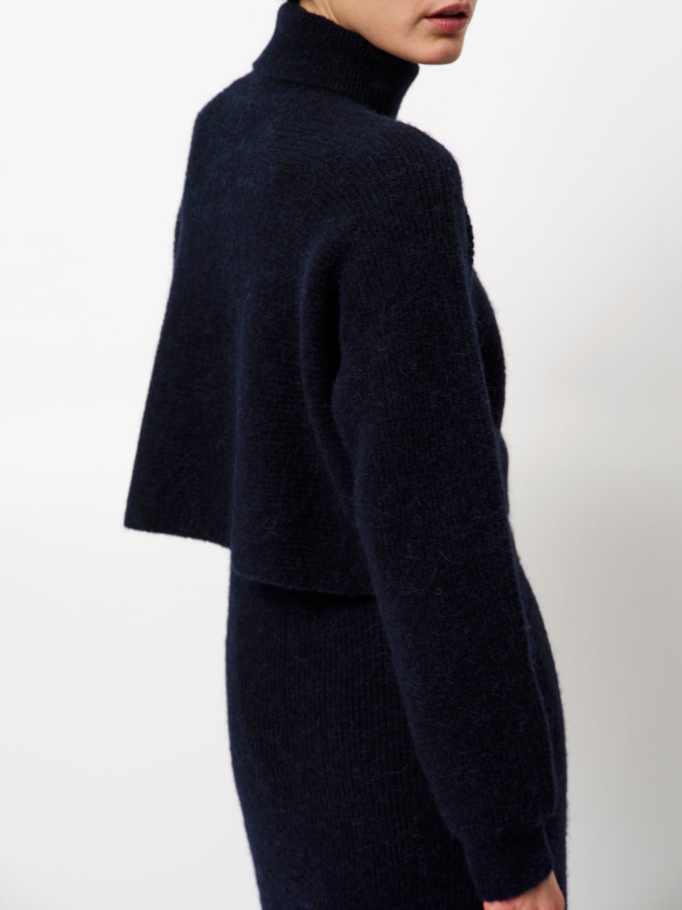 Cropped turtle sweater