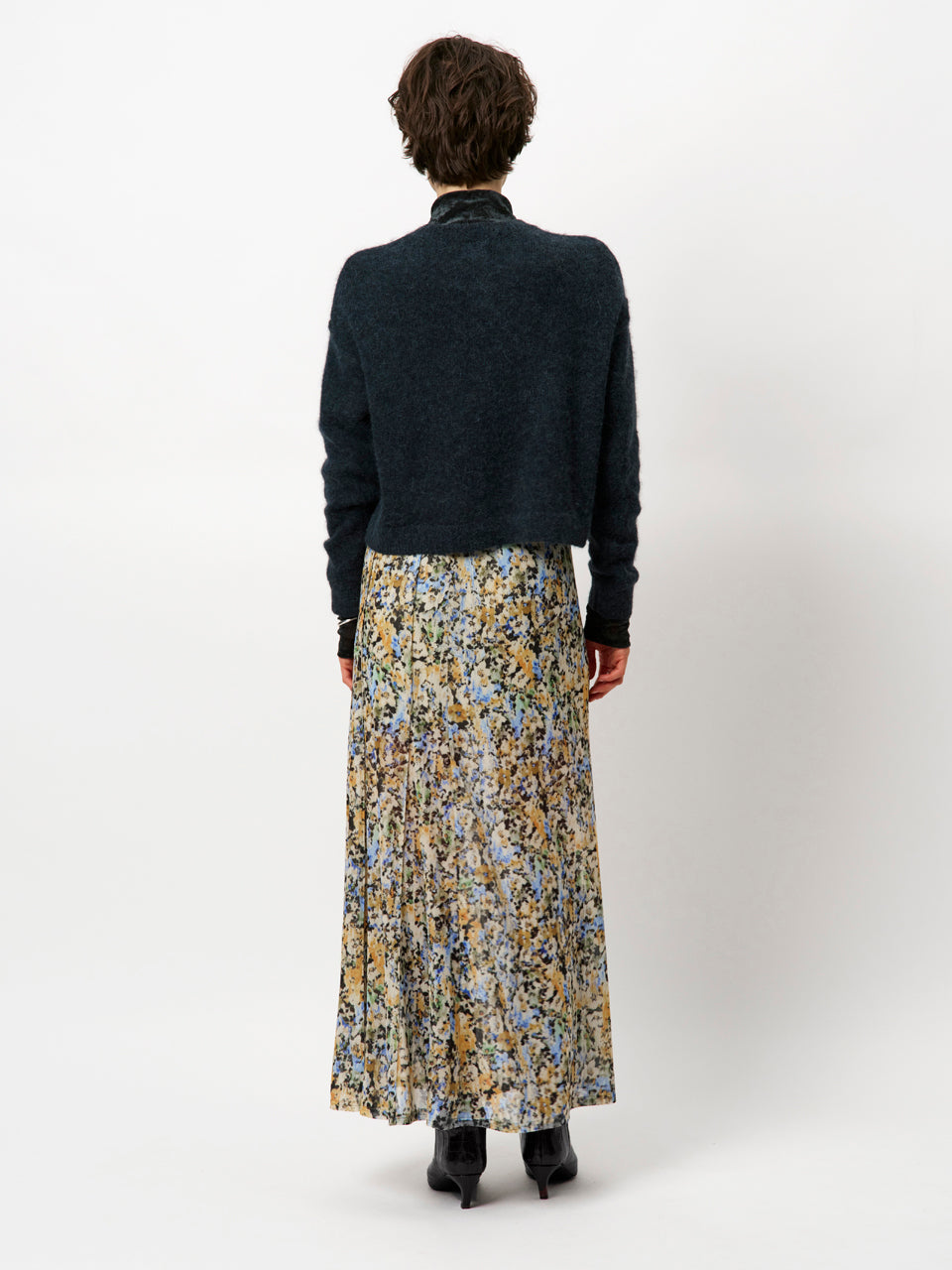 Printed mesh skirt