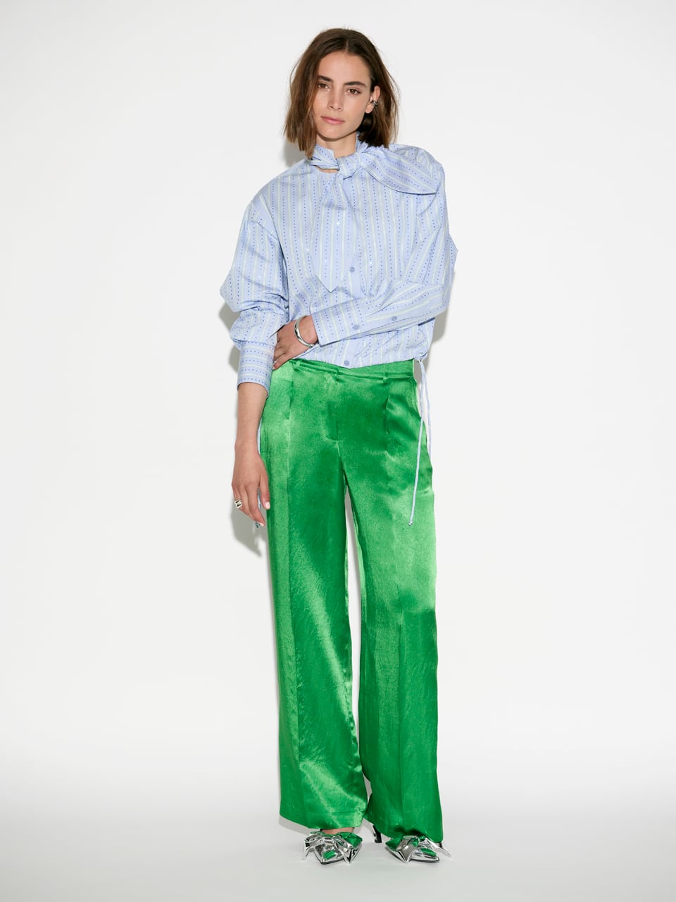 Pinstripe blouse