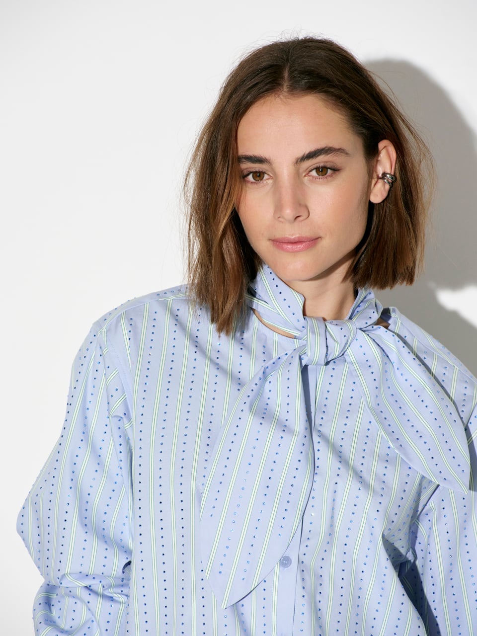 Pinstripe blouse